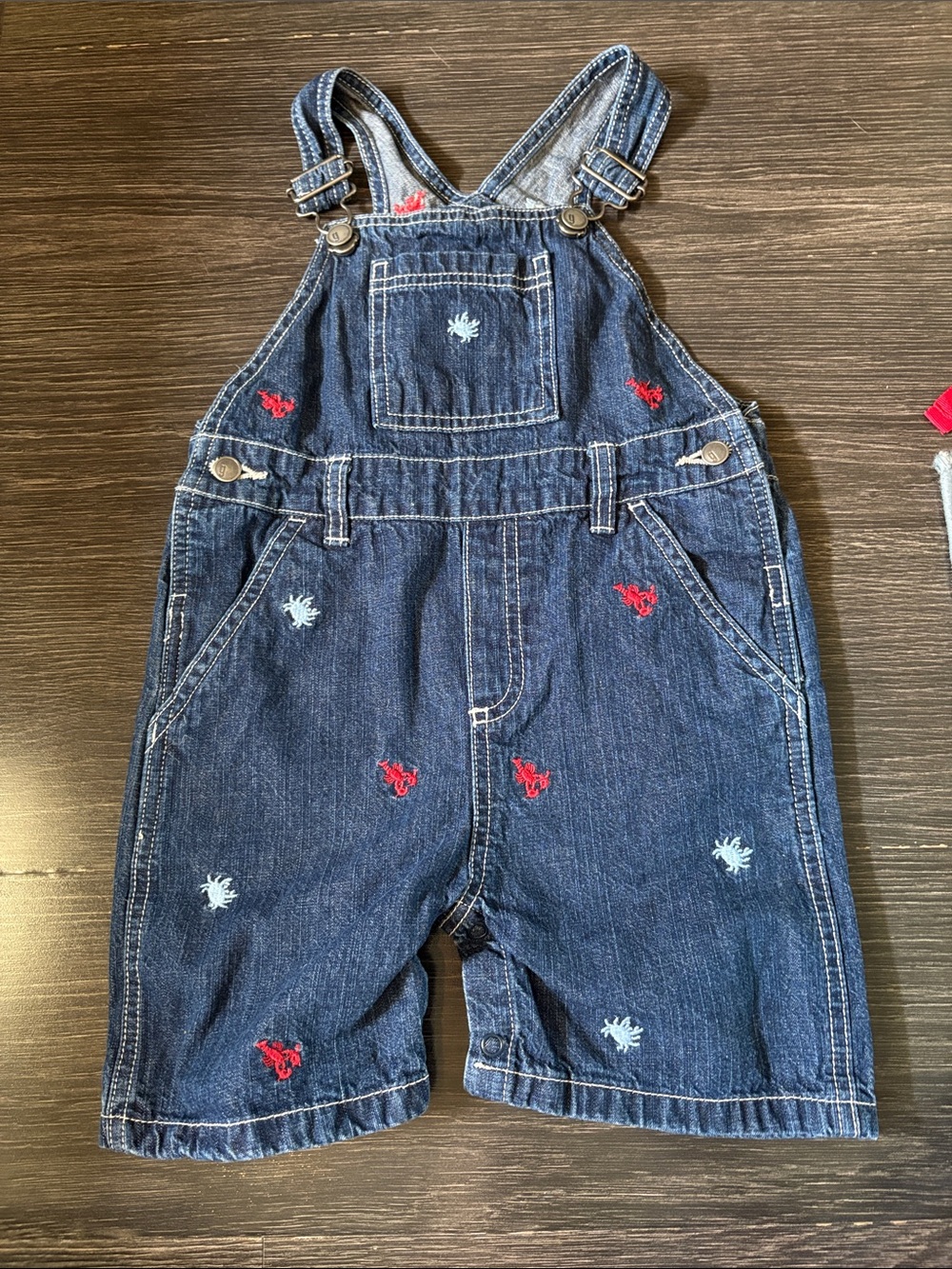 Gymboree crab and lobster overalls cotton 2T